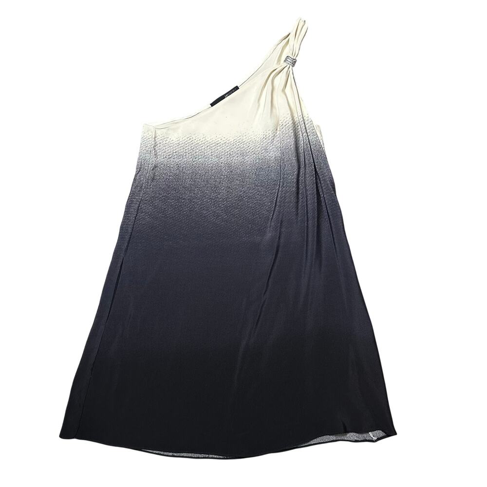 Jay Godfrey One Shoulder Silk Blend Dress